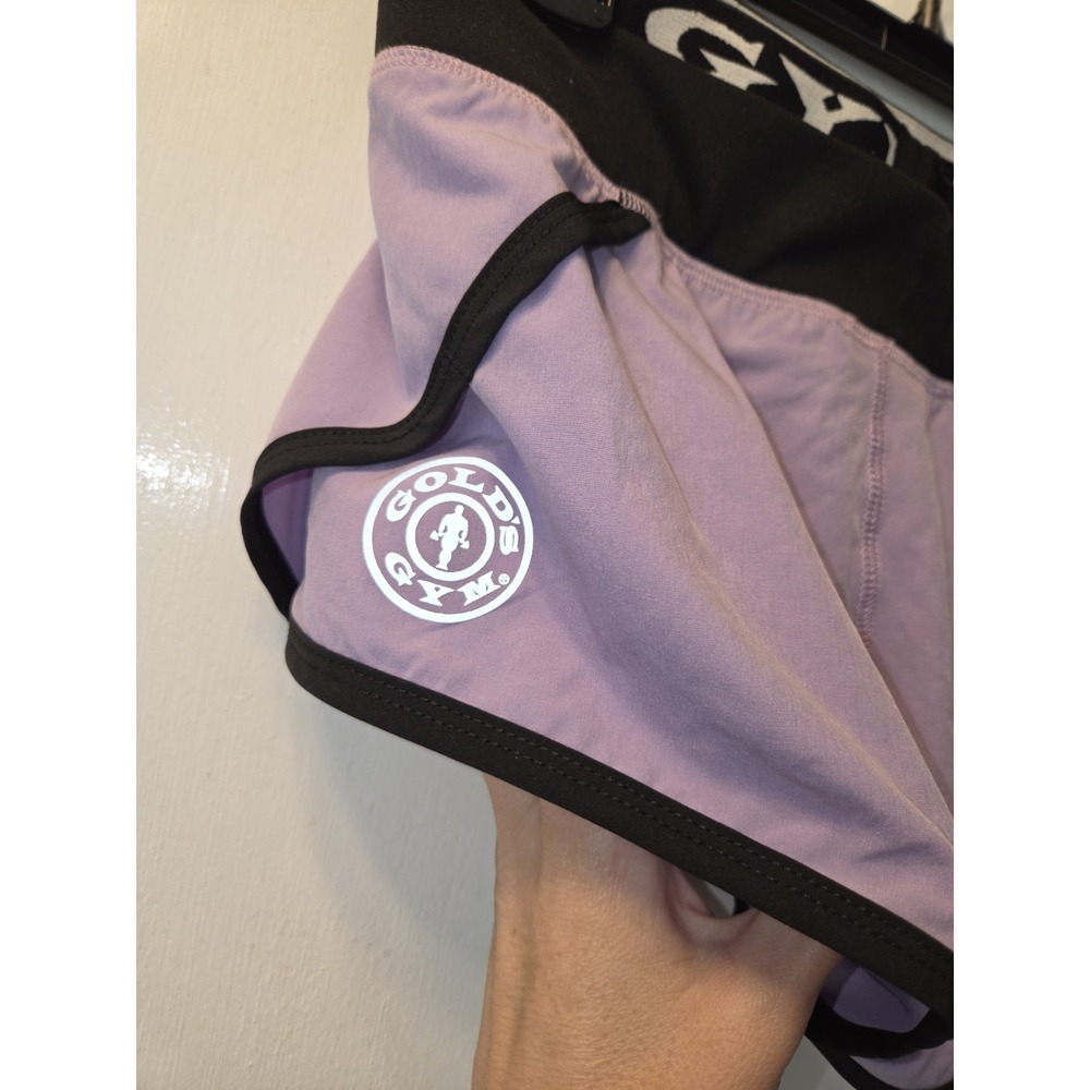 NWT Golds Gym Shorts Violet Womens Taffeta Short Running Gym. Lined. Small - Picture 4 of 4